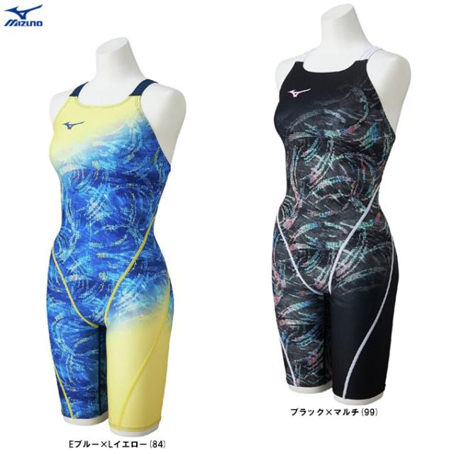 【ブルー/XSのみ】MIZUNO（ミズノ）競泳練習用ハーフスーツ（N2MGD273）水泳 競泳水着 練習 スイミング スイムウェア 女性用 レディース