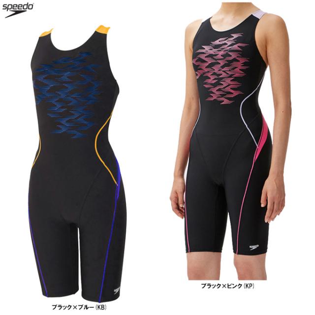 ◆メール便対応商品◆SPEEDO（スピード）ウェーブブレイクルースンニースキン（SFW12304）水泳 スイミング スイム 水着 レディースの通販は 7,678円