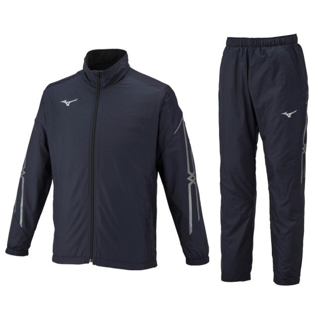 Mizuno ブレスサーモウォーマージャケット　パンツ上下セット　 M MIZUNO（ミズノ） 裏起毛ウインドブレーカー上下セット ブレスサーモ