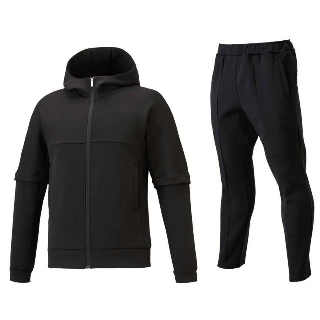 ブラックのみ】hummel（ヒュンメル）2WAY フルジップパーカー パンツ 