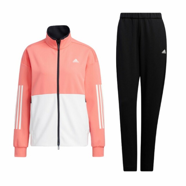 【ピンク/Lのみ】adidas（アディダス）W TEAM ジャケット パンツ 上下セット（LNU29/CQ356）スポーツ ジャージ レディース｜au  PAY マーケット