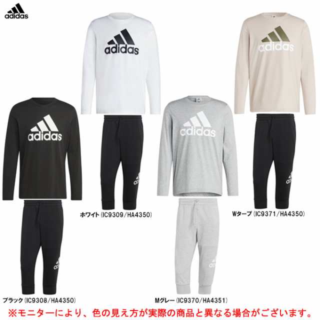 adidas（アディダス）M ESS BL SJ LS Tシャツ 7分丈スウェットパンツ ...