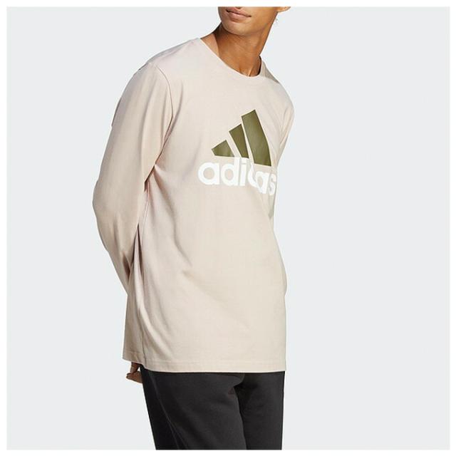 グレー/Mのみ】adidas（アディダス）M ESS BL SJ LS Tシャツ 7分