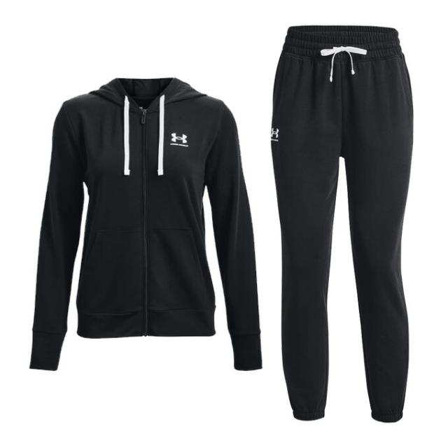 アンダーアーマー  ライバルテリー 上下セット　メンズLGサイズ　ブラック ブラック/LGのみ】UNDER ARMOUR（アンダーアーマー）UAライバルテリー