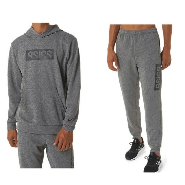 ASICS（アシックス）HEX グラフィックスドライフーディスウェットシャツ パンツ 上下セット（2031D823/2031D825）スポーツ トレーニング フードあり メンズ | asics(アシックス) トレ－ニングウェア LIMO中わたブレーカー