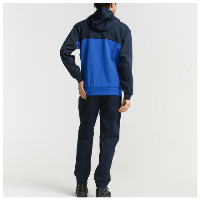 DESCENTE（デサント）Move Sport  S.F.TECH スリーブロゴ フルジップフーディー 上下セット（DMMVJF20/DMMVJG20）フードあり メンズ