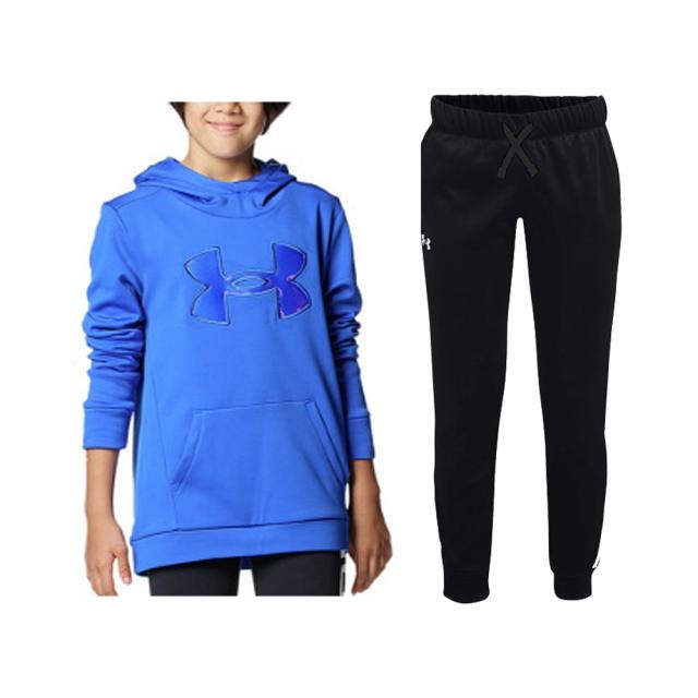 Under Armour フード付きウェアとパンツセット UNDER ARMOUR（アンダーアーマー）フリースCP フーディー パンツ