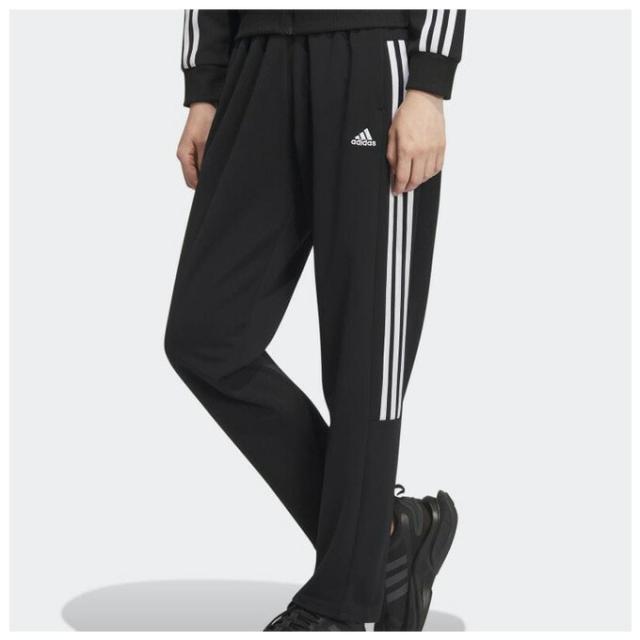 adidas アディダス ルーズフィット トラックパンツ ジャージ M 黒 アディダス(adidas) ジャージ パンツ チームルーズフィット ダブル