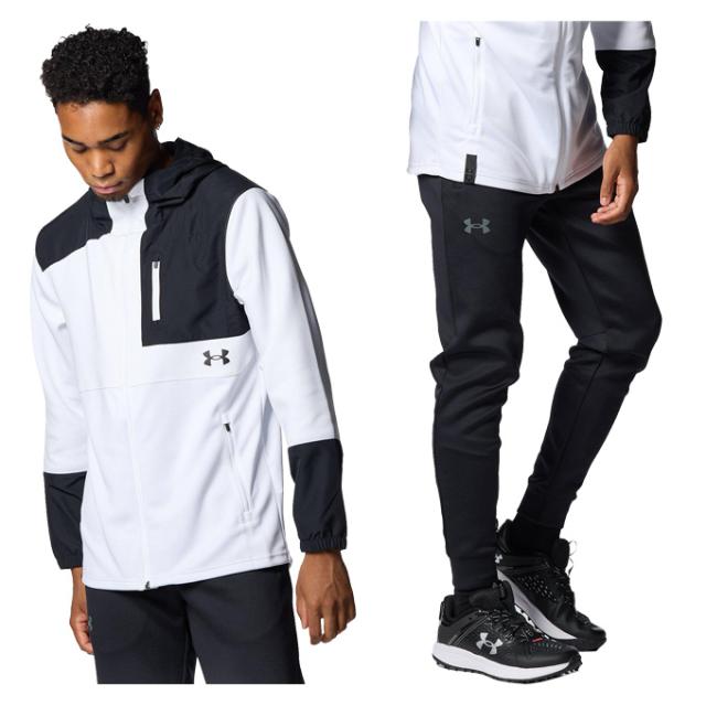 UNDER ARMOUR（アンダーアーマー）UAアーマーニット ハイブリッド フルジップ ジャケット パンツ 上下セット（1381264/1381265）メンズ_13