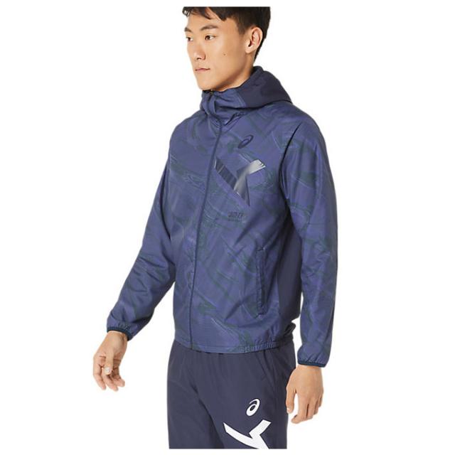 【3XLサイズのみ】ASICS（アシックス）A-I-Mグラフィック裏トリコットウインド 上下セット（2031E270/2031E273）トレーニング メンズ_2