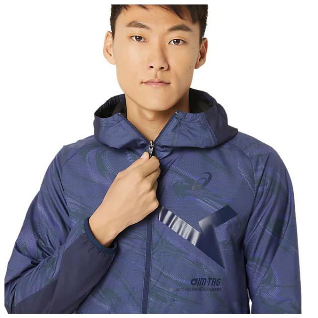 【3XLサイズのみ】ASICS（アシックス）A-I-Mグラフィック裏トリコットウインド 上下セット（2031E270/2031E273）トレーニング メンズ_3