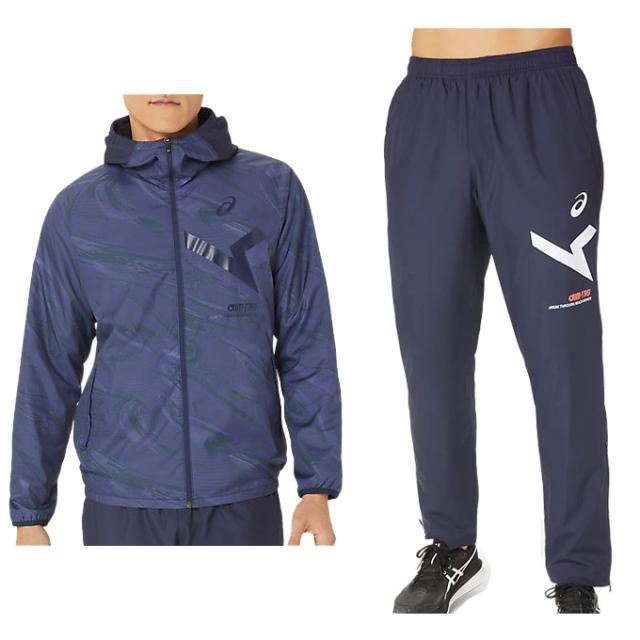 【3XLサイズのみ】ASICS（アシックス）A-I-Mグラフィック裏トリコットウインド 上下セット（2031E270/2031E273）トレーニング メンズ_13