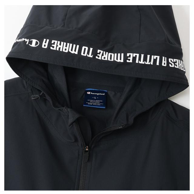 ブラックのみ】Champion（チャンピオン）ジップフーデッドジャケット