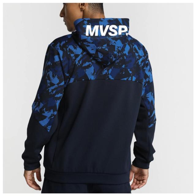 DESCENTE（デサント）S.F.TECH SHIELD 総柄グラフィック フードロゴフルジップフーディー パンツ 上下セット（DMMWJF23/DMMWJG23）メンズ