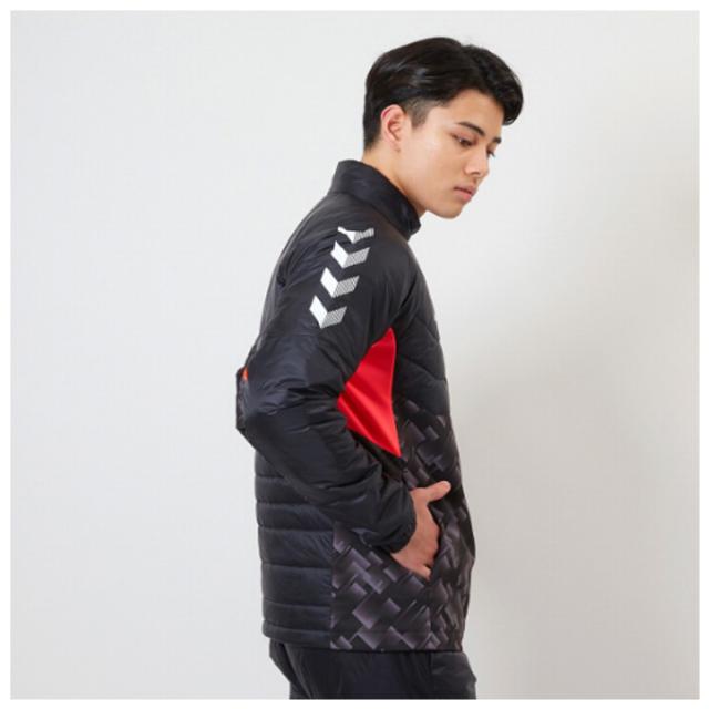 カーキのみ】hummel（ヒュンメル）PROパデットフルジップトップ テック