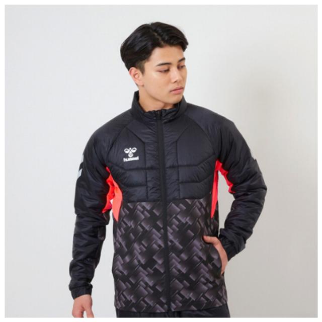 カーキのみ】hummel（ヒュンメル）PROパデットフルジップトップ テック