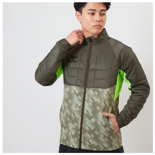 カーキのみ】hummel（ヒュンメル）PROパデットフルジップトップ テック