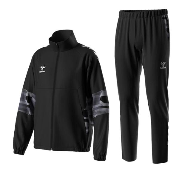 hummel（ヒュンメル）ハイブリッドウーブンジャケット パンツ 上下
