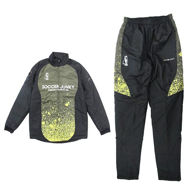 soccer junky（サッカージャンキー）蜃気楼だキロ+1 パデットジャケット パンツ 上下セット（SJ23D45/SJ23D46）Claudio Pandiani サッカー 中綿 防寒 メンズ soccer junky（サッカージャンキー）蜃気楼だキロ+1 パデット