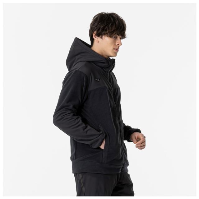 MIZUNO（ミズノ）ハイブリッドフリースジャケット（32MCA558）野球 ベースボール ソフトボール アウター 保温 フード付 ユニセックス_2