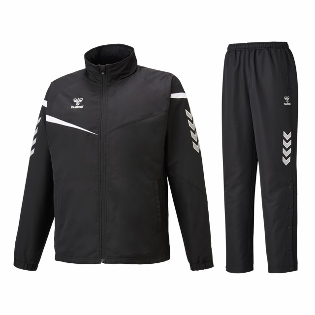 hummel（ヒュンメル）ウィンドブレーカー 上下セット 裾ボタン