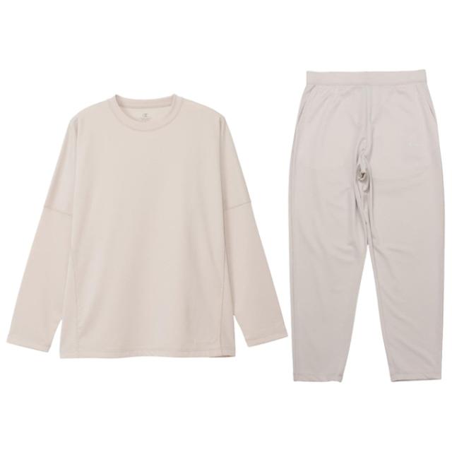 Champion（チャンピオン）リカバリーウェア ロングスリーブTシャツ パンツ 上下セット（C3CS490/C3CS290）スポーツ メンズ_10