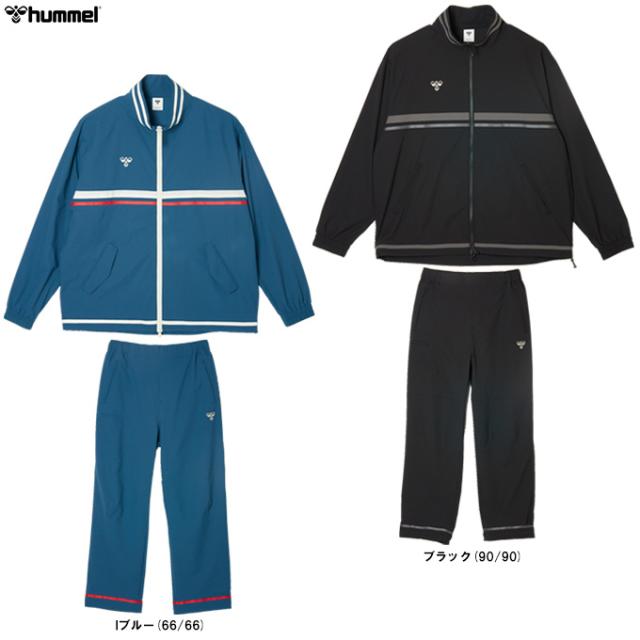 hummel（ヒュンメル）PLAY クロスジャケット パンツ 上下セット（HAW2209/HAW2209P）ウィンドブレーカー セットアップ ユニセックス