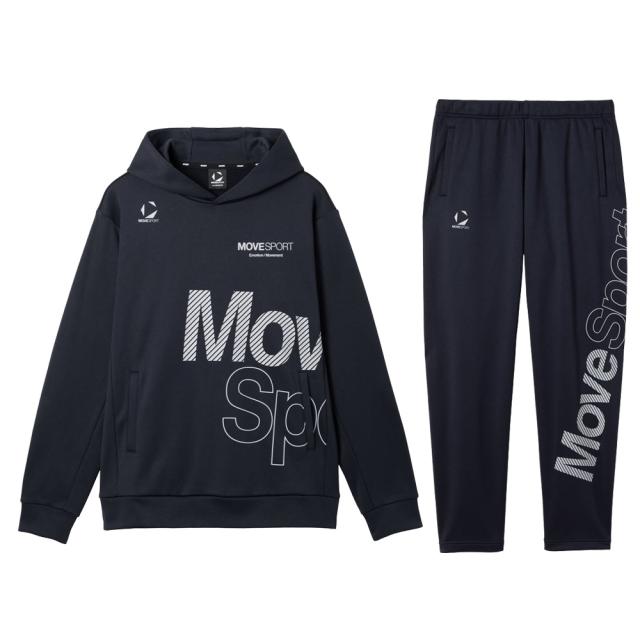 DESCENTE（デサント）ムーブスポーツ 裏起毛スウェットフーディー パンツ 上下セット（ST5FSW42M/ST5FPZ42M）Move Sport メンズ_17