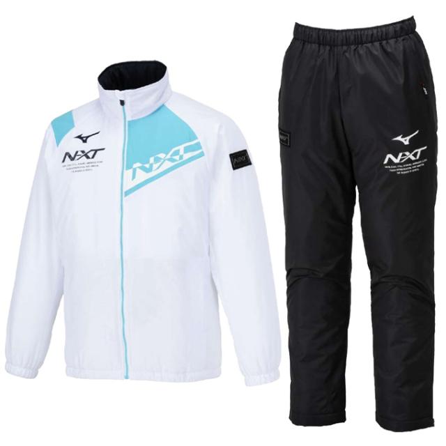 mizuno ミズノ ブレスサーモ 中綿ジャージセット アップ L ホワイト ホワイト/2XLのみ】MIZUNO（ミズノ）限定 N-XT 中綿ブレスサーモ