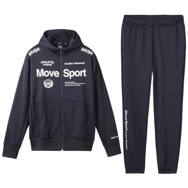 MOVESPORT ライトスムーススウェット オーセンティックロゴ