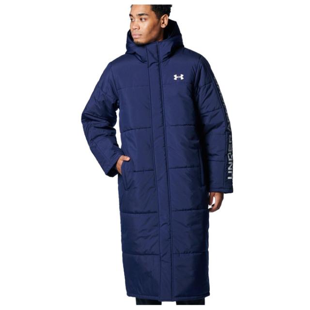 UNDER ARMOUR（アンダーアーマー）UAロゴ ロングコート（1388242）フードあり ジャケット ロングコート アウター 中綿 防寒 メンズ_2