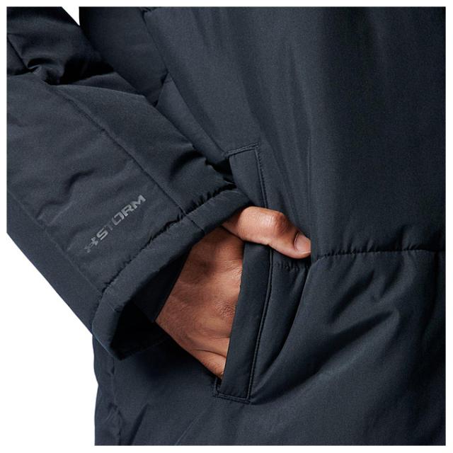 UNDER ARMOUR（アンダーアーマー）UAロゴ ロングコート（1388242）フードあり ジャケット ロングコート アウター 中綿 防寒 メンズ_8