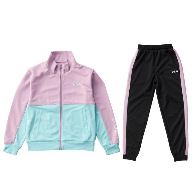 ラベンダー/150のみ】FILA（フィラ）ジャージジャケット パンツ 上下