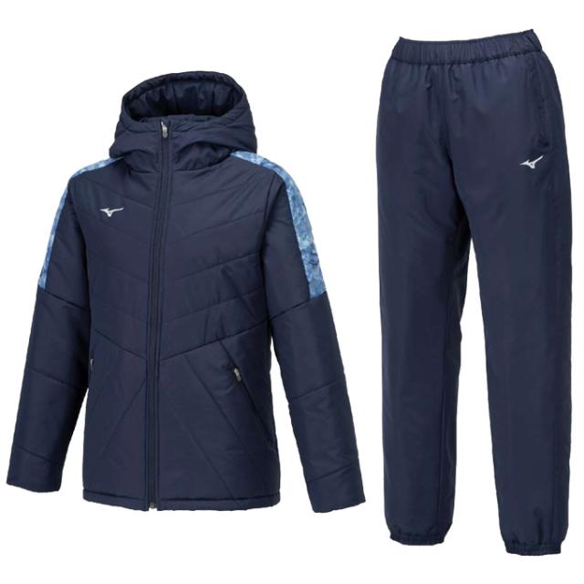 【ホワイトのみ】MIZUNO（ミズノ）限定 ブレスサーモ中綿コート パンツ 上下セット（32MEB835/32MFB835）セットアップ レディース_12