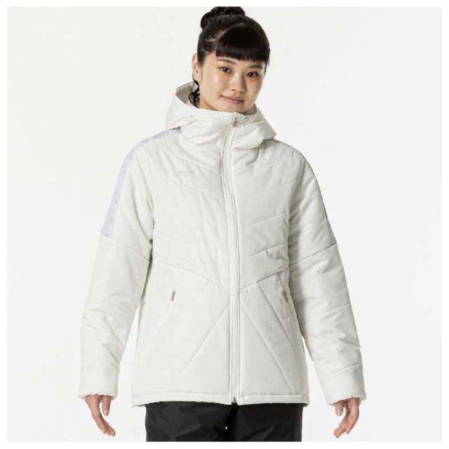 【ホワイトのみ】MIZUNO（ミズノ）限定 ブレスサーモ中綿コート パンツ 上下セット（32MEB835/32MFB835）セットアップ レディース_1