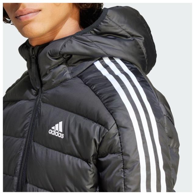 adidas フード付きジャケット L 黒 Lサイズのみ】adidas（アディダス 