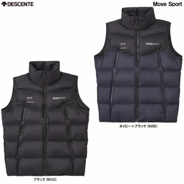 DESCENTE（デサント）ムーブスポーツ ダウンベスト（ST4FDJ03M）Move Sport スポーツアウター 防寒 防風 はっ水 袖なし メンズ