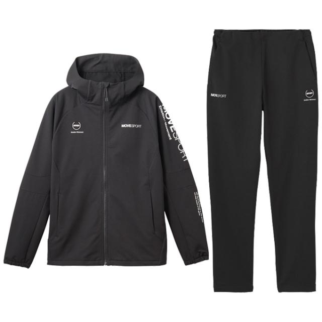 DESCENTE（デサント）ソフトシェル フーディー パンツ 上下セット（ST4FJK23M/ST4FPZ23M）Move Sport ウィンドブレーカー ユニセックス DESCENTE（デサント）ソフトシェル フーディー パンツ 上下セット