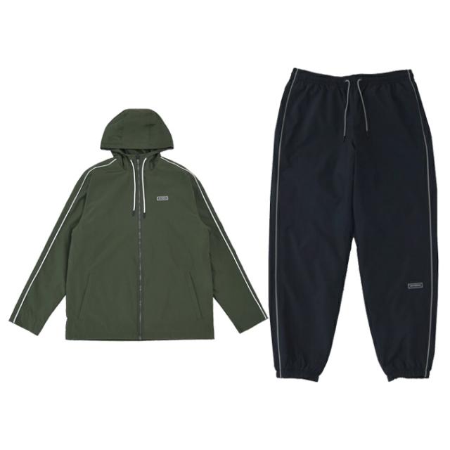 New Balance（ニューバランス）裏地起毛トリコット フルジップウィンドジャケット パンツ 上下セット（AMJ33505/AMP33506）メンズ