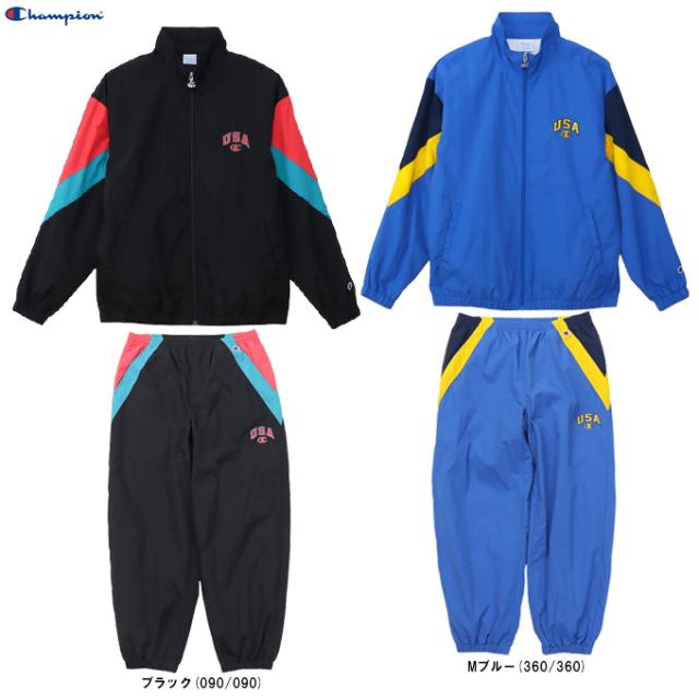 Champion（チャンピオン）アクションスタイル ジップジャケット パンツ 上下セット（C3B604/C3B204）スポーツ ウインドブレーカー メンズ