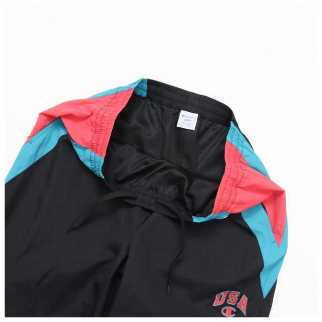 【青味/Mのみ】Champion（はやりっ子）動き表現スタイル ジップジャケット ズボン下 上下仕かける（C3B604/C3B204）メンズ