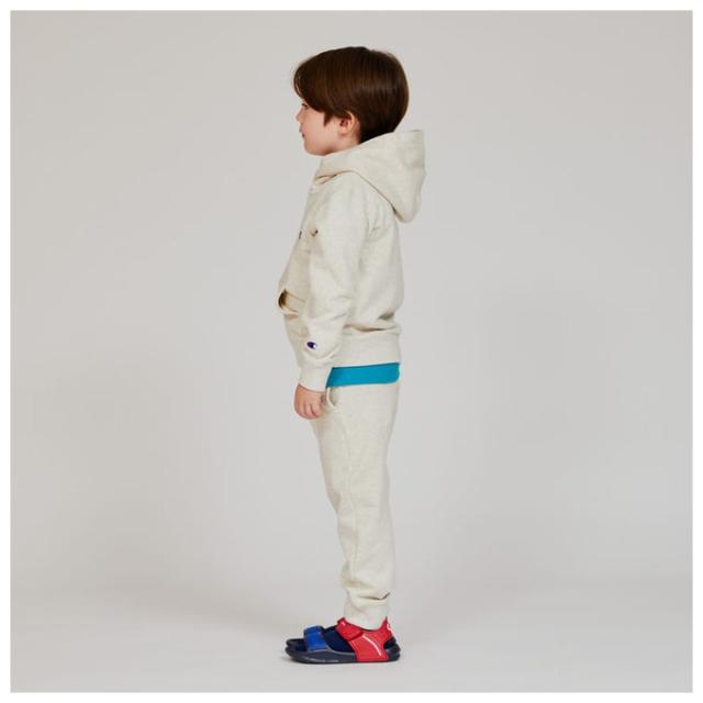 Champion（チャンピオン）キッズ フーデッドスウェットシャツ パンツ 上下セット（CKY101/CKY201）スポーツ フードあり ジュニア_3