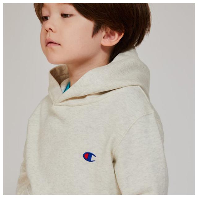 Champion（チャンピオン）キッズ フーデッドスウェットシャツ パンツ 上下セット（CKY101/CKY201）スポーツ フードあり ジュニア_4