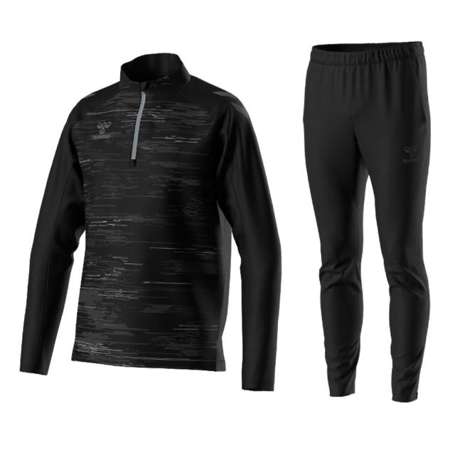 【レッドのみ】hummel（ヒュンメル）PROトレーニングハーフジップトップ テックパンツ 上下セット（HAT4077/HAT8074P）トレーニング メンズ_8