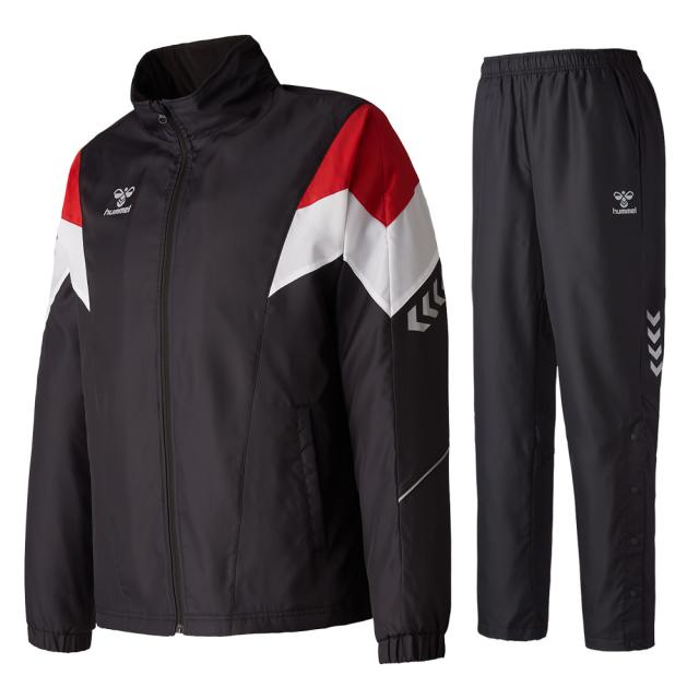 hummel ピステ・ウィンドブレーカー ブラック/ホワイト上下セット 楽天市場】マラソン最大2000円オフクーポン有！ ヒュンメル