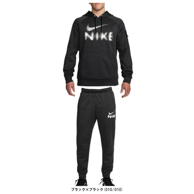 NIKE（ナイキ）TF スウッシュ プルオーバー L/S フーディ パンツ上下セット（HJ3002/HJ3034）トレーニング フード付き メンズ