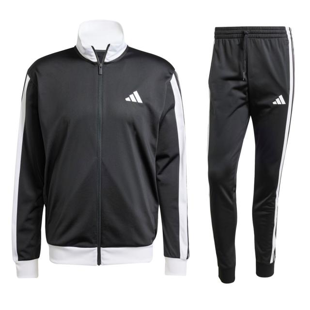 ブラックのみ】adidas（アディダス）スリーストライプス トリコット 
