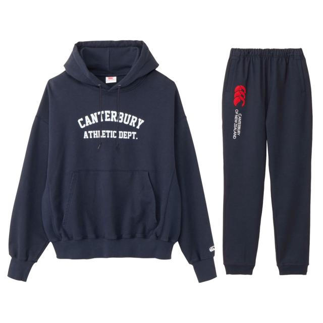 Canterbury（カンタベリー）ヘビースウェットパーカ パンツ 上下セット 