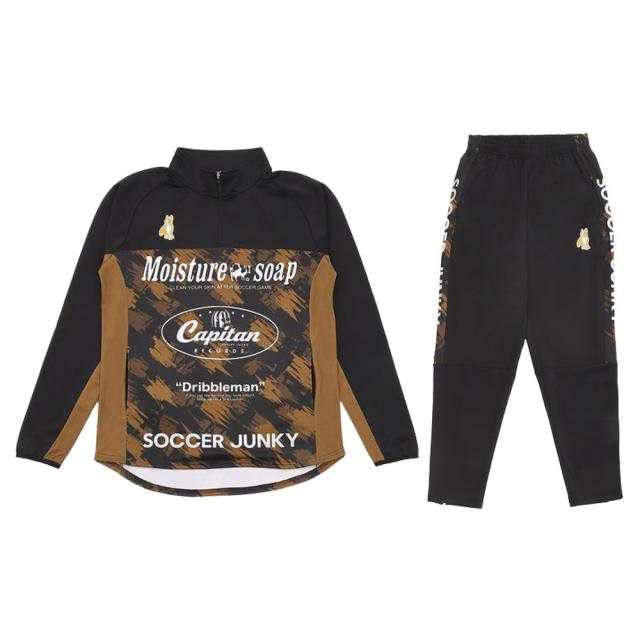 soccer junky（サッカージャンキー）LALALA+8 ハーフZIPトレーニング