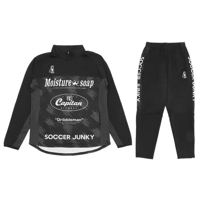 soccer junky（サッカージャンキー）LALALA+8 ハーフZIPトレーニング